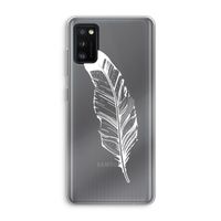 Pluim: Samsung Galaxy A41 Transparant Hoesje