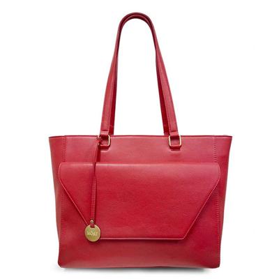 MŌSZ Denise Leren laptoptas dames 15.6 inch-Red