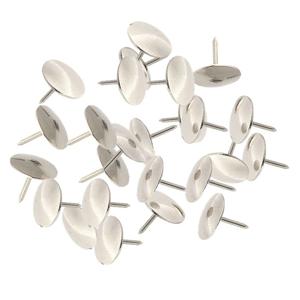 Prikbord punaises - set 150x stuks - zilver - metaal/plastic - kantoor artikelen