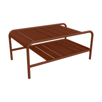 Fermob Luxembourg tuintafel laag 90x55 cm Red Ochre