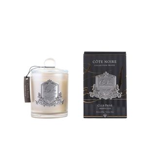 Geurkaars Private Club 185gr zilver - Cote Noire