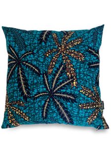 Mumutane coussin Isolo Palm Leaf - Bleu