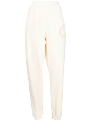 Aries pantalon de jogging à logo imprimé - Blanc