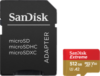 SanDisk Extreme 512 GB MicroSDHC UHS-I Klasse 10 - thumbnail