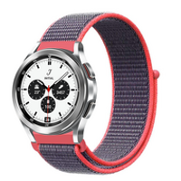 Sport Loop nylon bandje - Magenta - Samsung Galaxy Watch 4 Classic - 42mm / 46mm - thumbnail