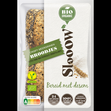 Slooow Bio Organic Crispy Meergranen Broodjes 320 g bij Jumbo