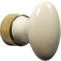 Meubelkn.pors.Ovaal 60mm MGO/ivoor