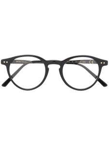 Epos lunettes de vue à monture ronde polie - Noir