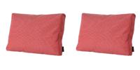Lounge profi-line soft outdoor Manchester red 73 cm x 43 cm (2 stuks) Madison - Madison