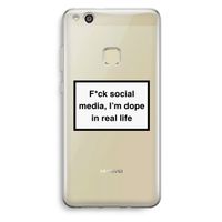 I'm dope: Huawei Ascend P10 Lite Transparant Hoesje