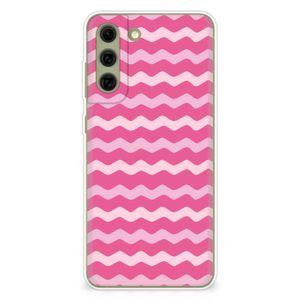 Samsung Galaxy S21FE TPU bumper Waves Pink