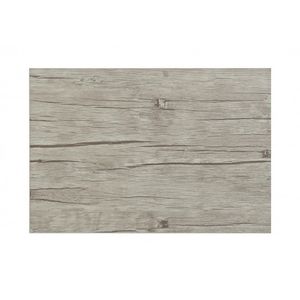 1x Kunststof placemats met hout look grijs 45 x 30 cm