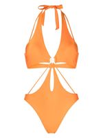 Cult Gaia maillot de bain Knowles à découpe - Orange