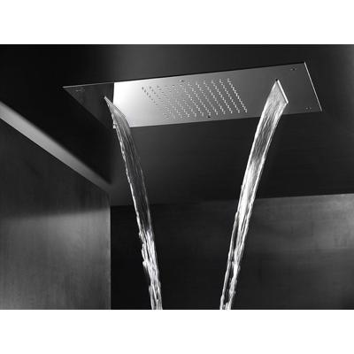 Hotbath Mate inbouwhoofddouche rechthoek 38x70cm chroom M143CR