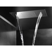 Hotbath Mate inbouwhoofddouche rechthoek 38x70cm chroom M143CR - thumbnail