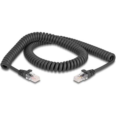 Delock 87993 RJ45 Netwerkkabel, patchkabel CAT 5e 2.00 m Zwart 1 stuk(s)