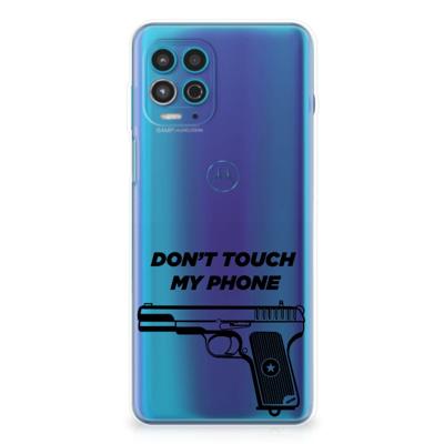 Motorola Moto G100 Silicone-hoesje Pistol DTMP Motorola Moto G100 Silicone-hoesje Pistol DTMP