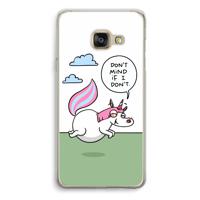 Unicorn: Samsung Galaxy A3 (2016) Transparant Hoesje