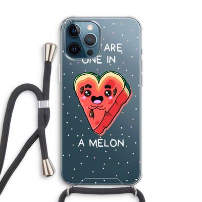 One In A Melon: iPhone 12 Pro Transparant Hoesje met koord