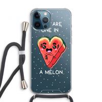 One In A Melon: iPhone 12 Pro Transparant Hoesje met koord