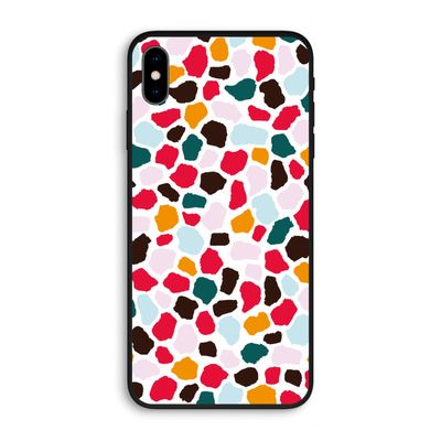 Colored Giraffe: iPhone XS Max Biologisch afbreekbaar hoesje