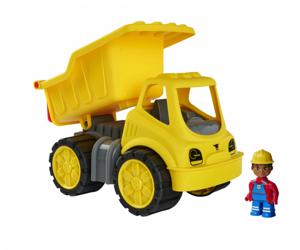 BIG Power-Worker - Kiepwagen + Figuur speelgoedvoertuig