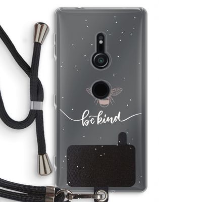 Be(e) kind: Sony Xperia XZ2 Transparant Hoesje met koord