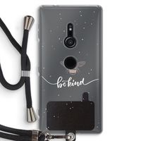 Be(e) kind: Sony Xperia XZ2 Transparant Hoesje met koord