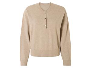 esmara Fijngebreide dames trui (M (40/42), Beige)