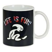 Mok El Niño Life is fun Keramisch Multicolour (350 ml)