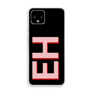 Monogram: Pixel 4 Transparant Hoesje