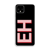 Monogram: Pixel 4 Transparant Hoesje