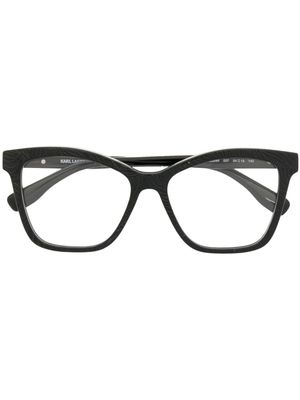 Karl Lagerfeld lunettes de vue à monture carrée - Noir