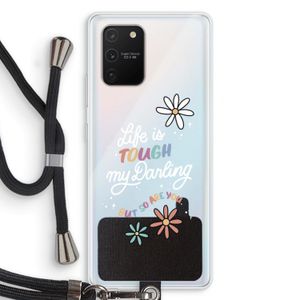 Tough Life: Samsung Galaxy S10 Lite Transparant Hoesje met koord