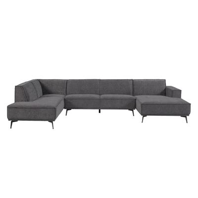 Tower Living 2,5-zits Hoekbank 'Leeds' Lounge rechts, kleur Black Blue