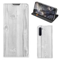 OnePlus Nord Book | Wallet Case | White Wood
