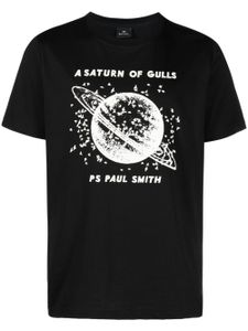 PS Paul Smith t-shirt en coton à imprimé graphique - Noir