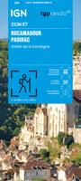 Wandelkaart 2136ET Rocamadour / Padirac / Vallée de la Dordogne | IGN - Institut Géographique National