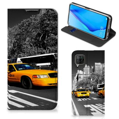 Huawei P40 Lite | Book Cover | New York Taxi