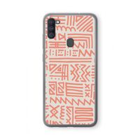 Marrakech Pink: Samsung Galaxy A11 Transparant Hoesje
