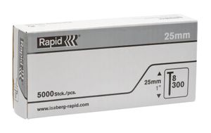 Rapid Nagels Type 8 Gegalvaniseerd, Box 5000st Lengte 25mm