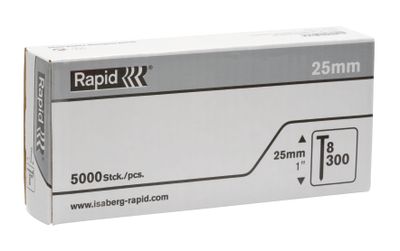 Rapid Nagels Type 8 Gegalvaniseerd, Box 5000st Lengte 25mm
