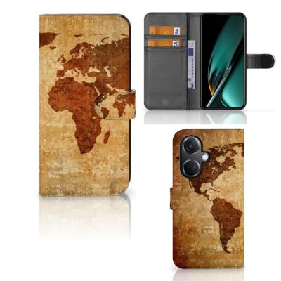 OnePlus Nord CE 3 | Flip Cover | Wereldkaart