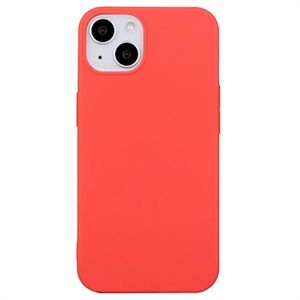 iPhone 15 Anti-Vingerafdruk Mat TPU Hoesje - Rood