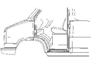 Plaatwerkdeel Duc/peug.j5/citrechts C25 82- 1745102