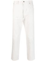 TOM FORD jean droit à effet usé - Blanc