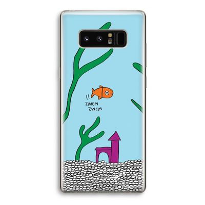 Aquarium: Samsung Galaxy Note 8 Transparant Hoesje