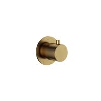 Hotbath Cobber Afbouwdeel - 3 -weg stop omstel - Geborsteld Messing CB7083EXTBB