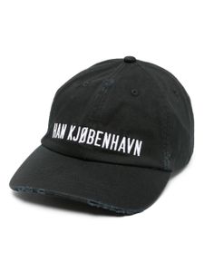 Han Kjøbenhavn casquette à logo brodé - Noir