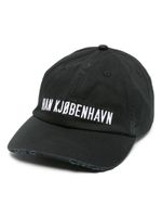 Han Kjøbenhavn casquette à logo brodé - Noir - thumbnail